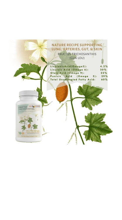 Herb Aeterna Fructus Trichosanthis (Gua Lou Seed Extract) Dietary Supplement, 30 Plant Based Capsules (15 g), Non-GMO